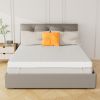 White Memory Cotton bedding Pad 1