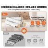 VEVOR 6 Pcs Large Withe Birch Logs, Gas Fireplace Ceramic Logs for Fire place, Heat-Resistant Wood Log Gas Realistic Logs