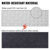 VEVOR Garage Floor Mat 3.9x6.56ft Vinyl Garage Flooring Roll Anti-Slide Diamond Texture Silver Garage Mats for Under Car 25.6sqft Covering Space DIY P
