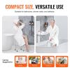 VEVOR Shower Chair for Inside Shower, Adjustable Height Shower Stool, Non-Slip Bench Bathtub Seat Stool for Elderly Disabled Adults Handicap